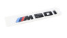 Logo de coffre noir "M50i" pour BMW X3 X4 X5 X6 X7
