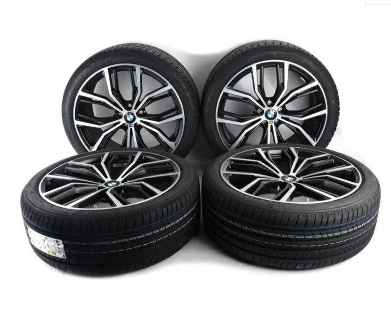 Roues complètes été 21" style 701M rayons doubles pour BMW X4 G02