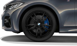 Jante 19" style 791 M JET BLACK en alliage léger à rayons doubles pour BMW Série 3 G20 G21