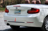 Moulure enjoliveuse NOIRE de pare-chocs arrière pour BMW Série 2 Coupé F22 Cabriolet F23