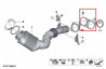 Raccord à brides avec joints et écrous à collet (M8 ) / Catalyseur - BMW M2 F87 M3 F80 M4 F82 F83