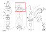Semelle supérieure de ressort d'amortisseurs AVANT coté au choix pour BMW X5 E70 X6 E71