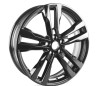Jante 20" alliage léger JET BLACK style 431 polie pour BMW i3
