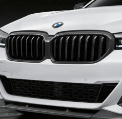 Grilles de calandre M PERFORMANCE en carbone pour BMW Série 5 G30 G31 LCI (phase 2)