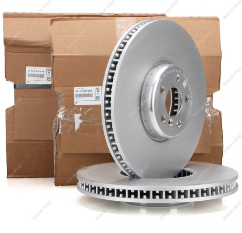 Disques de freins AVANT (roue avant) ventilés (374X36) pour BMW Série 7 G11 G12