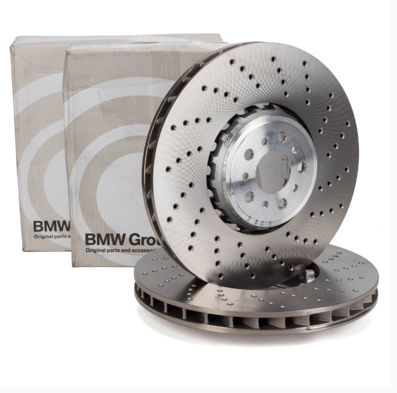 Disques de freins (x2) avant ventilés et perforés (395X36) BMW M5 F90