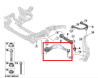 Barre de traction essieu AVANT avec palier hydraulique (coté au choix) pour BMW Série 7 G11 G12