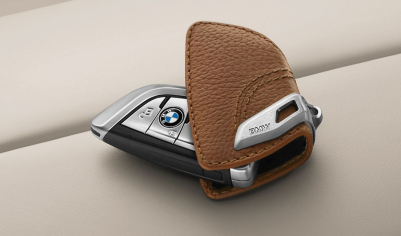 Etui à clés BMW couleur Sattelbraun - BMW Série 4 G22 G23 G26