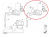Mécanisme de rétroviseur chauffant pour BMW Série 3 E46 Coupé ET Cabriolet (coté au choix)