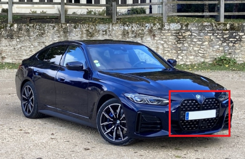 Grille de calandre Shadowline pour BMW Série 4 G22 G23 G26