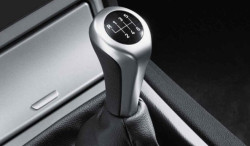 Pommeau de levier de vitesses 6 VITESSES (Perlglanz Chrom) cuir pour BMW X3 F25 X4 F26