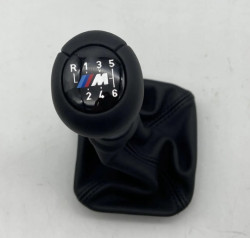 Pommeau cuir avec soufflet 6 vitesses (schwarz/M) pour BMW Série 2 Gran Coupé F44