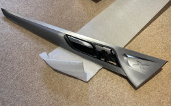 Cache porte aluminium rhombicle AVANT (coté au choix) pour BMW X3 G01 X4 G02 (6 pièces)