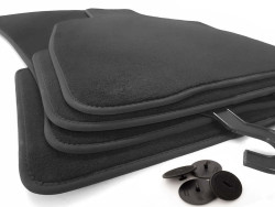 Jeu de tapis de sol velours (couleur au choix) pour BMW Série 8 Gran Coupé G16