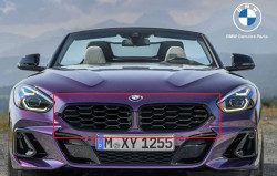 Grilles de calandres finition noires Shadow-Line haute brillance pour BMW Z4 G29