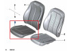 Garnissage de base siège tissu (anthrazit) pour BMW Série 2 Gran Tourer F46 Active Tourer F45