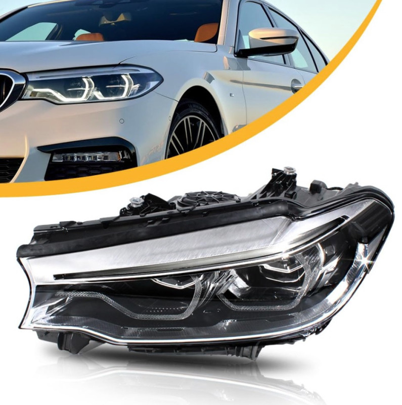 Projecteur à LED AHL ICON Light (côté au choix) pour BMW Série 5 G30 G31