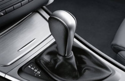 Pommeau sélecteur de vitesses CUIR/REVET.CHROME PERLGLANZ CHROM BMW Série 3 E90 E91