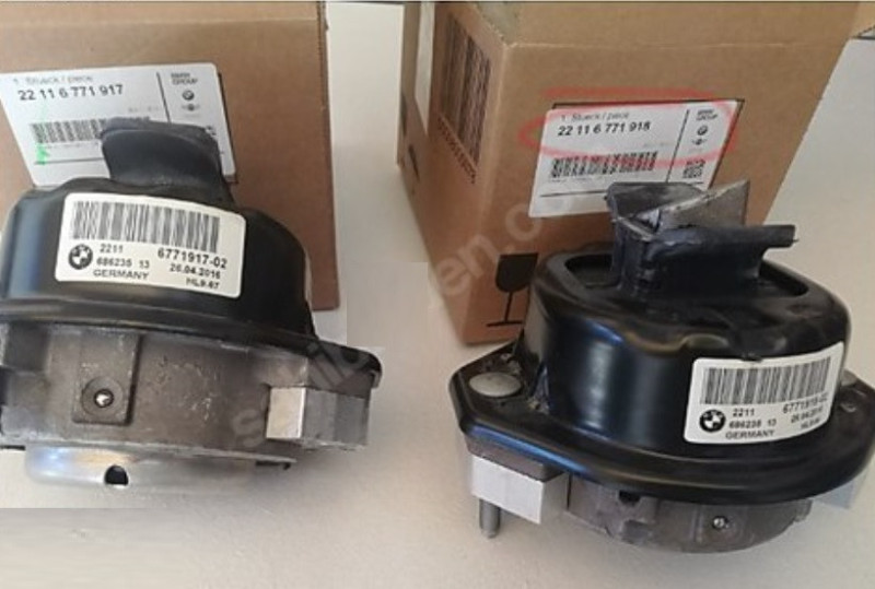 Supports moteur (gauche et droit) (avec vis) - BMW Série 7 E65 E66