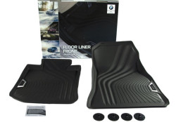 Jeu de tapis de sol tout temps "baquet" AVANT et ARRIERE pour BMW Série 3 G20 G21 M3 G80 G81
