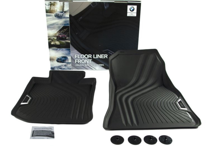 Jeu de tapis de sol tout temps "baquet" AVANT pour BMW Série 4 G22 G23 Coupé Cabriolet