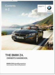 Notice d'utilisation du véhicule pour BMW Z4 E89