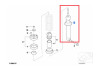 Amortisseur ARRIERE (côté au choix) pour BMW Série 7 E65 E66