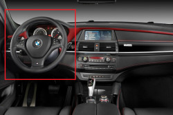 Volant couronne de direction M avec cache pour BMW X6 E71