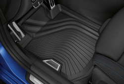 Jeu de tapis de sol BORDS HAUTS tous temps AVANT et ARRIERE (x4) pour BMW Série 4 G22 G23 G26 Gran Coupé i4 G26