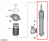Amortisseurs ARRIERE gauche et droit BMW Série 5 Touring F11