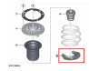 Semelle inferieure de ressort d'amortisseurs AVANT pour BMW Série 1 F20 F21