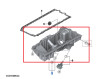 Carter d'huile pour BMW Série X3 F25 (28i 35i uniquement)
