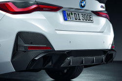 Cache de bouclier noir brillant arrière M PERFORMANCE pour BMW i4 G26 GC