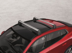 Barres de toit verrouillables BMW X2 U10 (avec RAILS DE TOIT LONGITUDINAUX UNIQUEMENT)