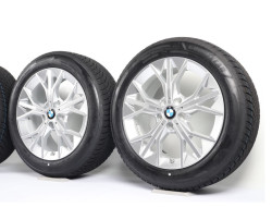 Roues complètes hiver 17" style 972 Refined Silver pour BMW Série 1 F70