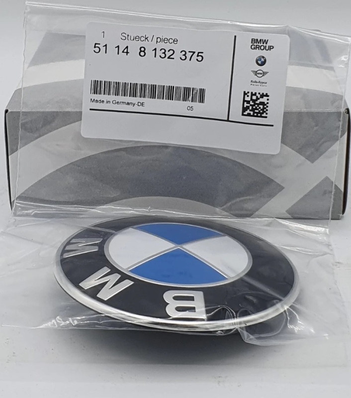 Logo de capôt BMW Série 3 E46 E90 E91 E92 E93 F30 F31 F34 GT G20 G21 G80 M3
