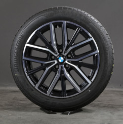 Roues complètes été 18" style 877M midnight grey polie au diamant pour BMW X2 U10