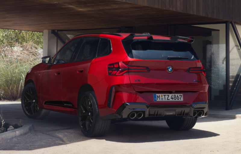 Logo de coffre Noir BMW X3 G45