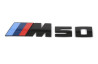 Logo de coffre Noir "M50" BMW X3 G45