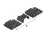Jeu de tapis de sol tout temps avec bords surelevés (jeu de 4 tapis) pour BMW X3 G45