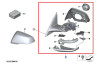 Rétroviseur extérieur chauffant à mémoire (Shadow-Line) (coté au choix) pour BMW Série 2 Gran Coupé F44