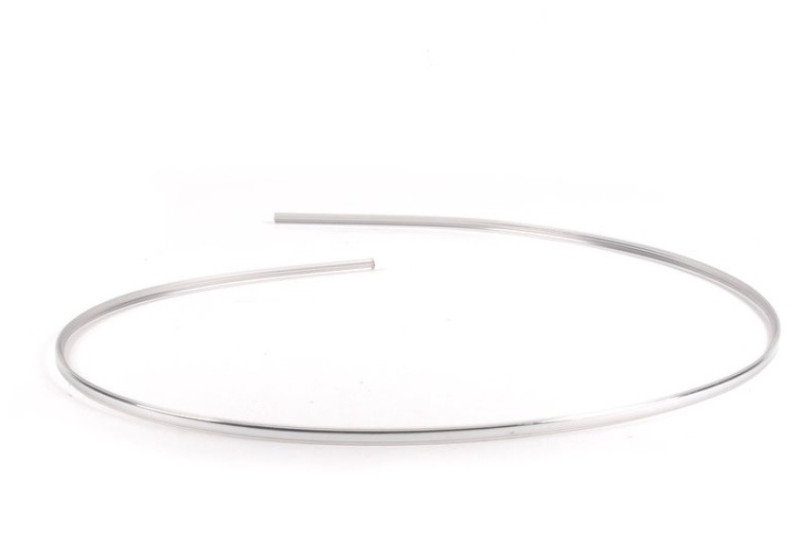 Moulure superieure lunette arrière avec coupelles x2 (CHROM) pour BMW Série 3 E30