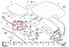 Mécanisme de verrouillage (vorn ) de toit ouvrant - BMW Z4 E85