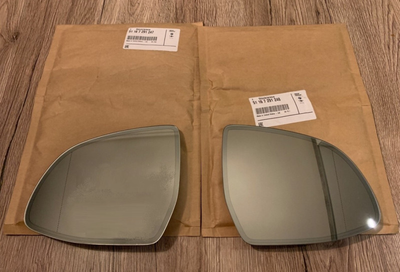 Verre de rétroviseur extérieur (coté au choix) pour BMW X5 F15