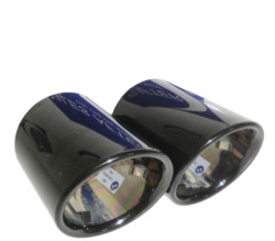 Embout d'échappement noir pour BMW Série 1 E82 E88 (135i seulement)
