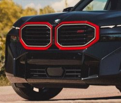 Grilles de calandres BMW (toronto red) pour BMW XM G09