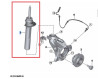 Jambes de suspension amortisseur ARRIERE pour BMW Série 2 Active Tourer F45 et Gran Tourer F46