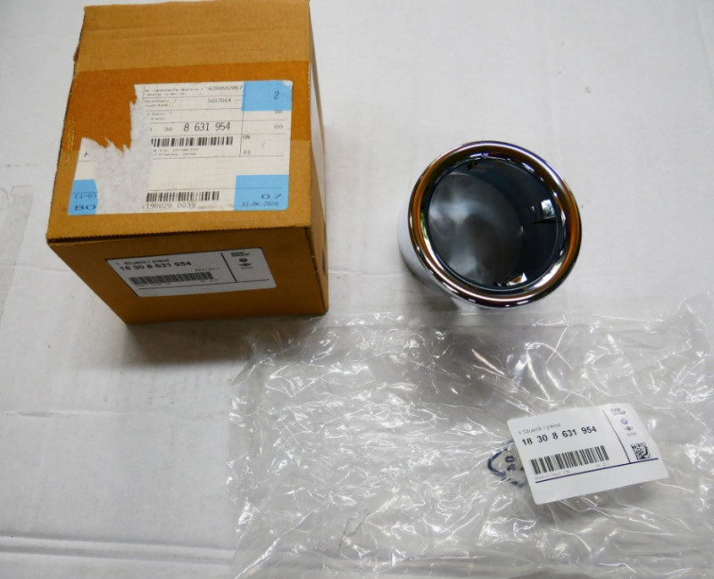 Embouts d'échappements chromés (x2) pour BMW Série 6 Gran Turismo G32