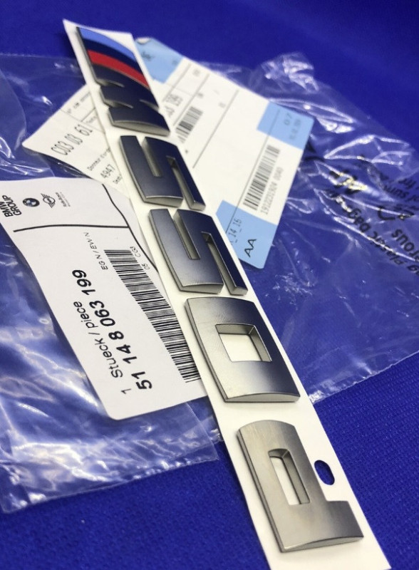 Logo de coffre " M 550d "BMW Série 5 G30 G31