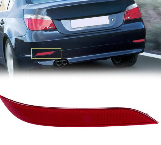 Réflecteur de pare-choc arrière (coté au choix) pour BMW Série 5 E60 E61